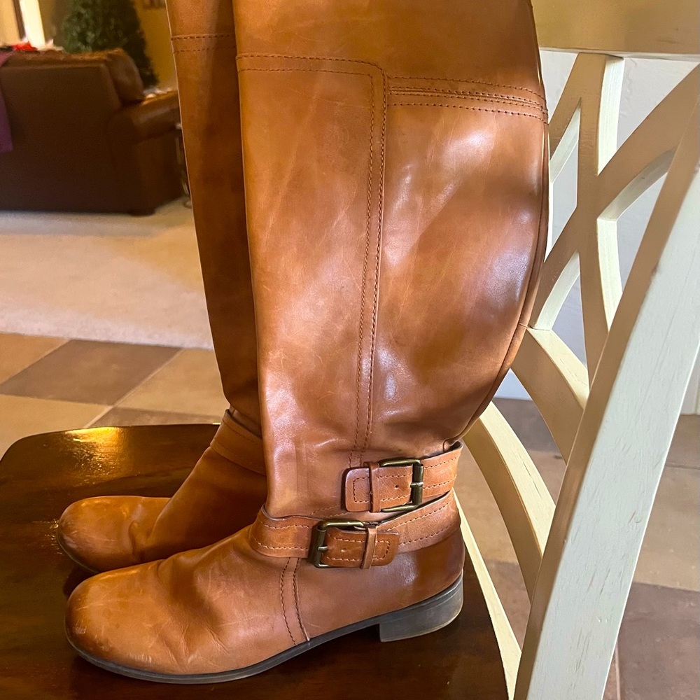 Tall tan boots